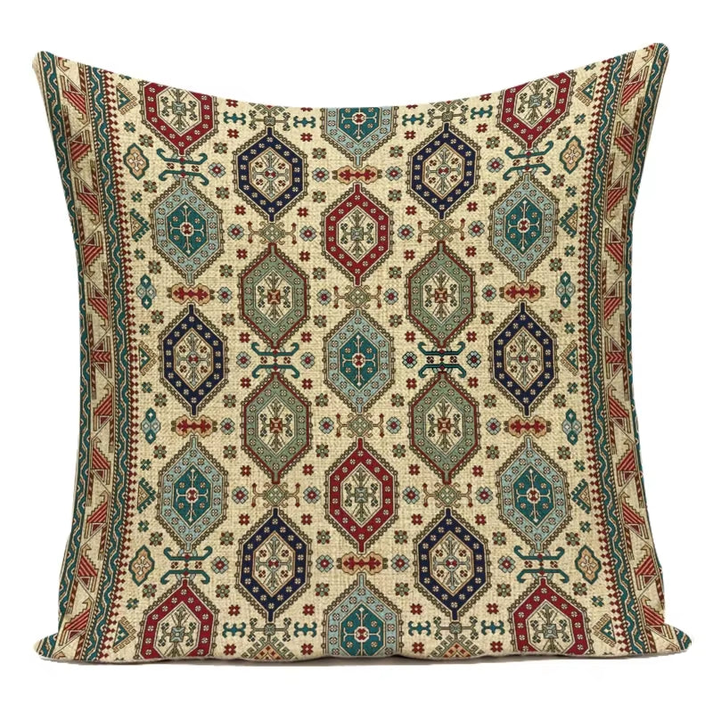 Decorative Throw Pillows Case Bohemia Mandala Geometric Polyester Sofa Home Cushion Cover Living Room Decoration