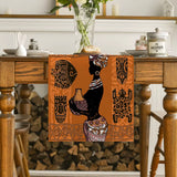 African Girl Table Runner for Dining Table Wedding Decoration Rite Table Runner Home Party Decor Table Cover Party