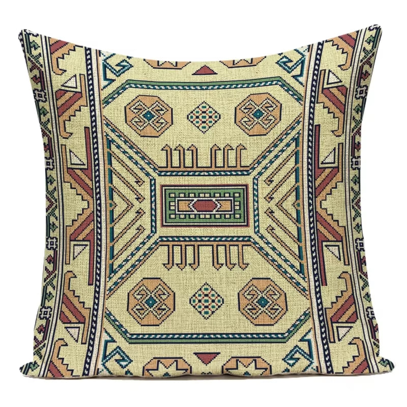 Decorative Throw Pillows Case Bohemia Mandala Geometric Polyester Sofa Home Cushion Cover Living Room Decoration