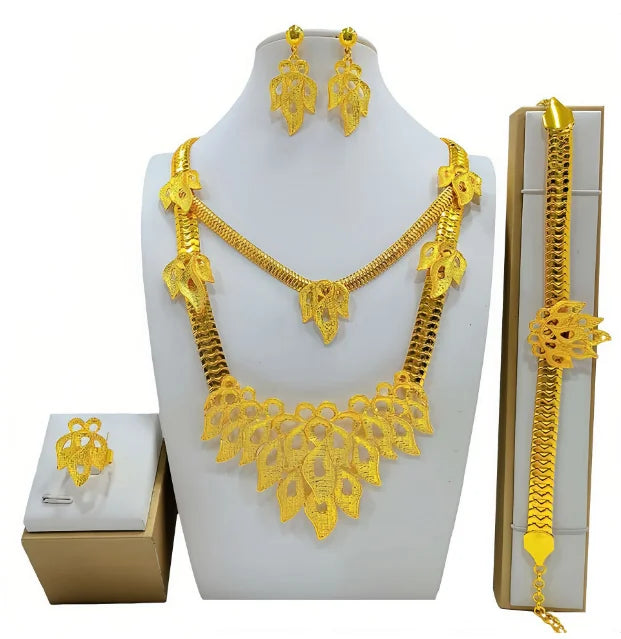 New Fashion Dubai Flower Design Luxury Jewelry