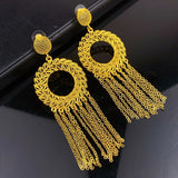 Women Design Tassel Drop Earrings