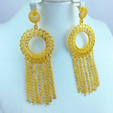 Women Design Tassel Drop Earrings