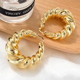 18k Gold Plated Hoop Earring