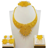 High Quality 24k Gold Plated Dubai Jewelry Set