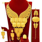 Women Nigeria African Dubai Wedding Earring Jewelry Set