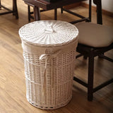 Dirty Hamper Rattan Storage Basket Dirty Clothes Storage