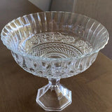 Glass Compote Vase